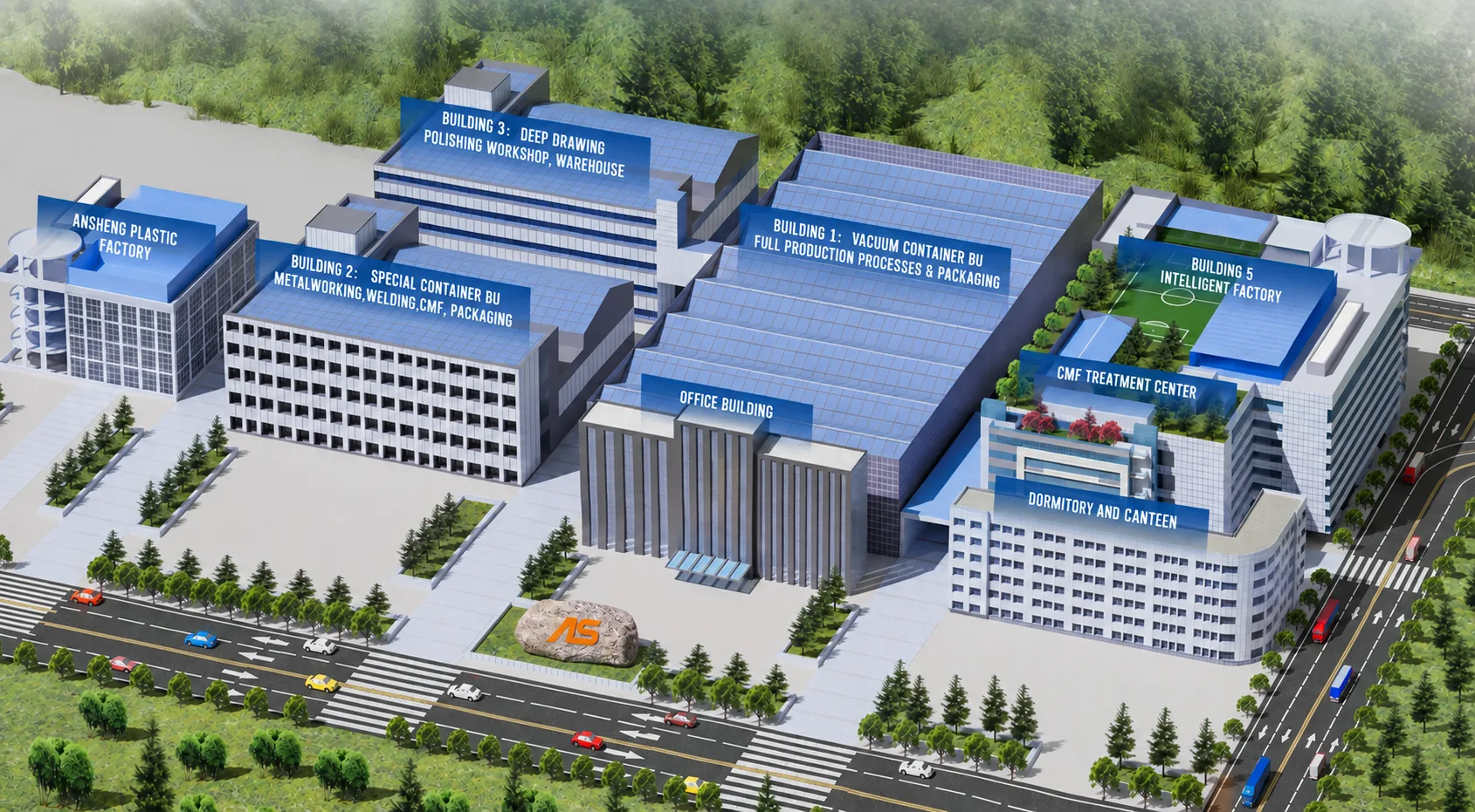 Ansune’s Core Manufacturing Base in Yongkang, China